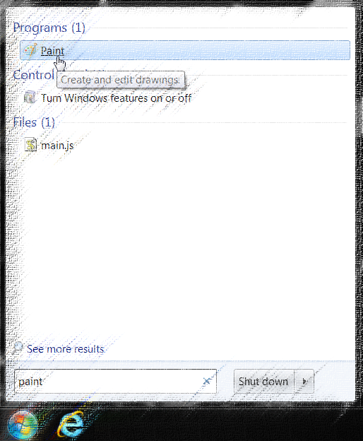 How to Take a Screenshoot on Windows - Open windows paint